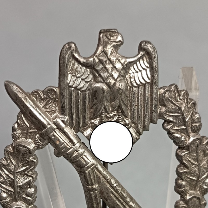 ALLEMAGNE INSIGNE ASSAUT INFANTERIE BADGE DE POITRINE COMBAT ALLEMAND SECONDE GUERRE FABRICANT MK1